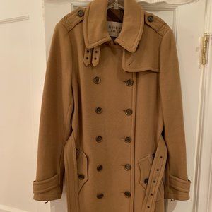 Burberry Brit Camel Wool Peacoat